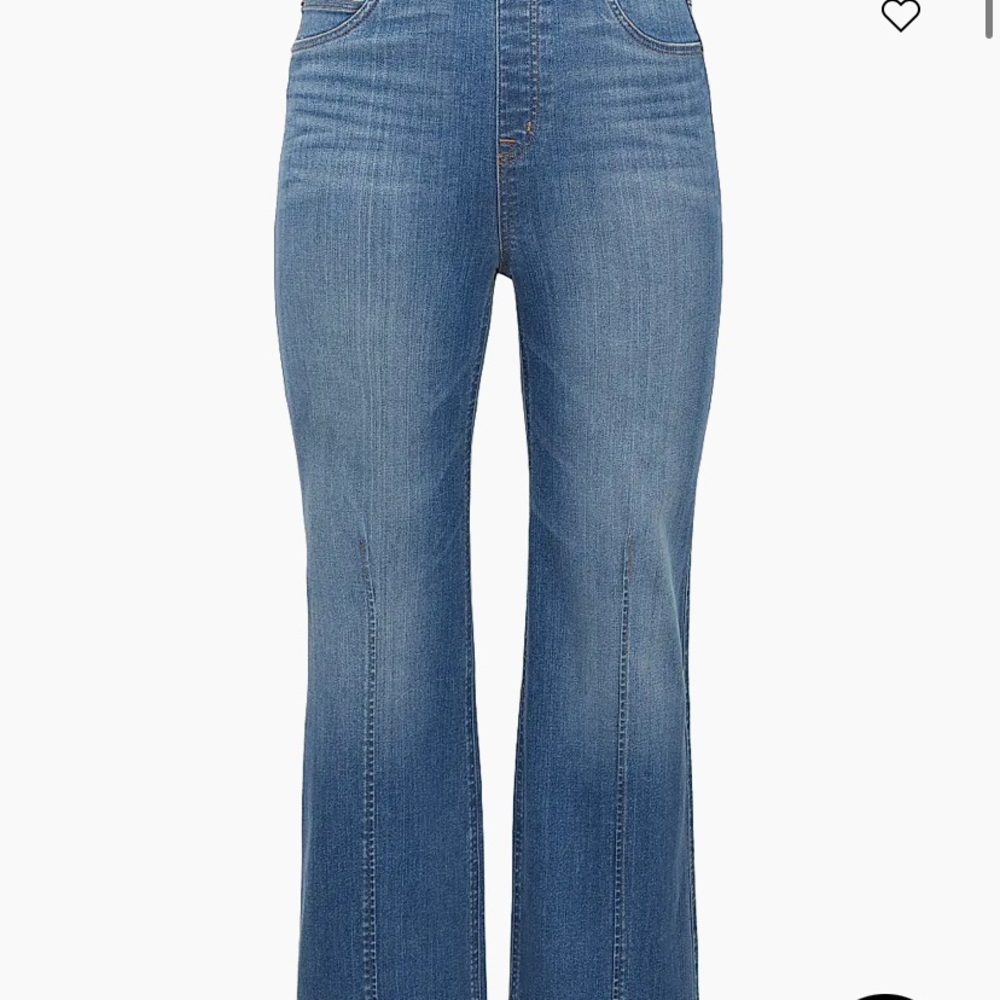 Spanx wide leg front seam jeans-medium